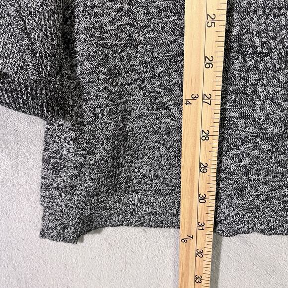 Style&Co Pullover Sweater Tunic Heather Gray Womens Plus 3X Ribbed Sleeves - Picture 6 of 8